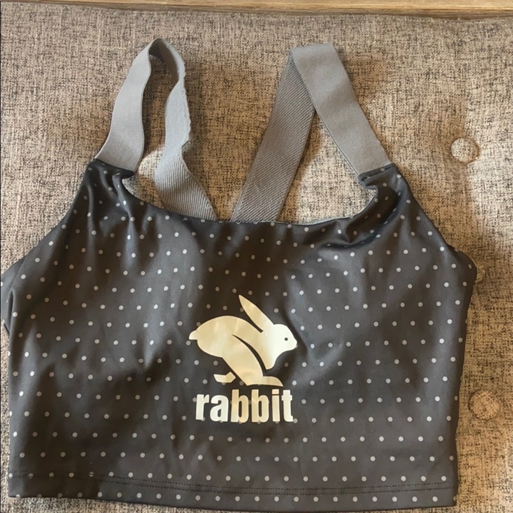 run in rabbit crop top